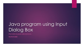 Java program using InputDialog BOX|use of JOptionPane Class|addition Code using showInputDialog BOX