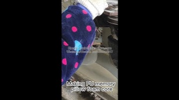 Making PU memory pillow foam core