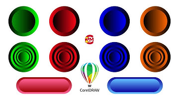 How to Make 3D Button in CorelDraw