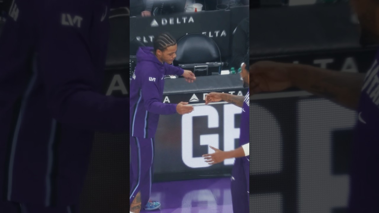 staying focused on the bigger picture 👁️👁️ #utahjazz #keyontegeorge #acebailey #bricesensabaugh