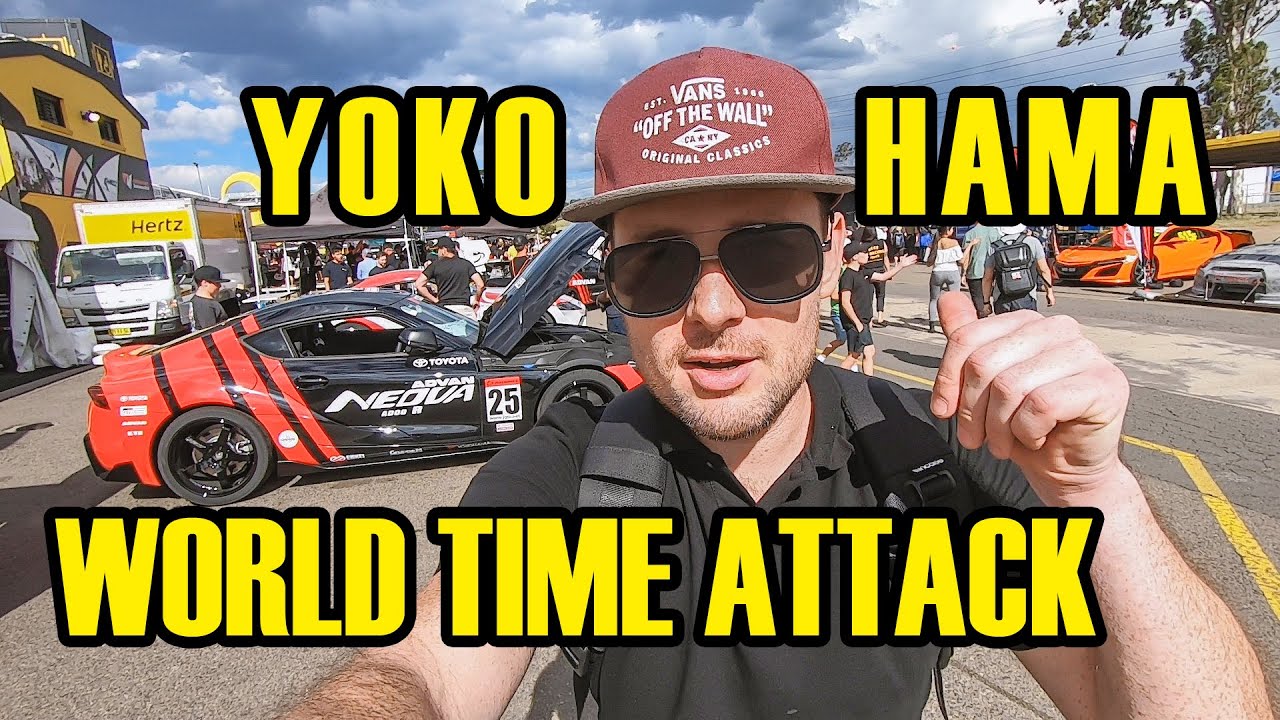 YOKOHAMA WORLD TIME ATTACK CHALLENGE WRAPPED RACE CARS SHOW AND