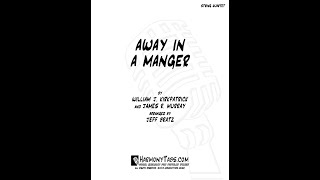 Away In A Manger (Violin, Violin, Viola, Cello) - William J. Kirkpatrick And James R. Murray