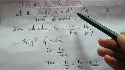 CE206 FM2- MODULE 6- REVISION- NUMERICALS (FROUDE MODEL LAW)