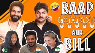 Reacting to Ashish Chanchlani | Baap Bijli Aur Bill Ft. Shahid Kapoor | Foreigners React