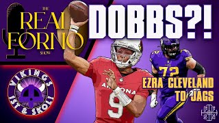 Vikings trade for Cardinals' QB Joshua Dobbs & trade away Ezra Cleveland to Jaguars