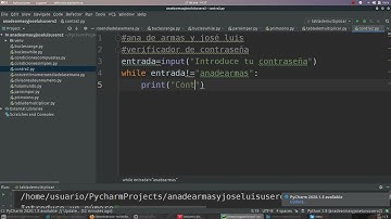 While para acceso por contraseña Python TIC ESO Bachillerato IES Monterroso