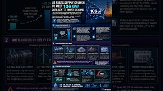 US faces supply crunch to meet 106 GW data center power demand