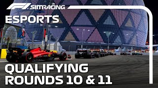 LIVE Qualifying I F1 Sim Racing World Championship 2023/2024 I Round 10 & 11 I Las Vegas & Lusail