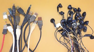 Awesome uses of old USB Cable and old Earphones