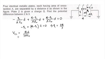 27.03-solved example on earthing of system of parallel conducting(metal) plates | in hindi