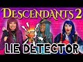 Descendants 2 Lie Detector Test with Uma, Mal and Evie. Totally TV