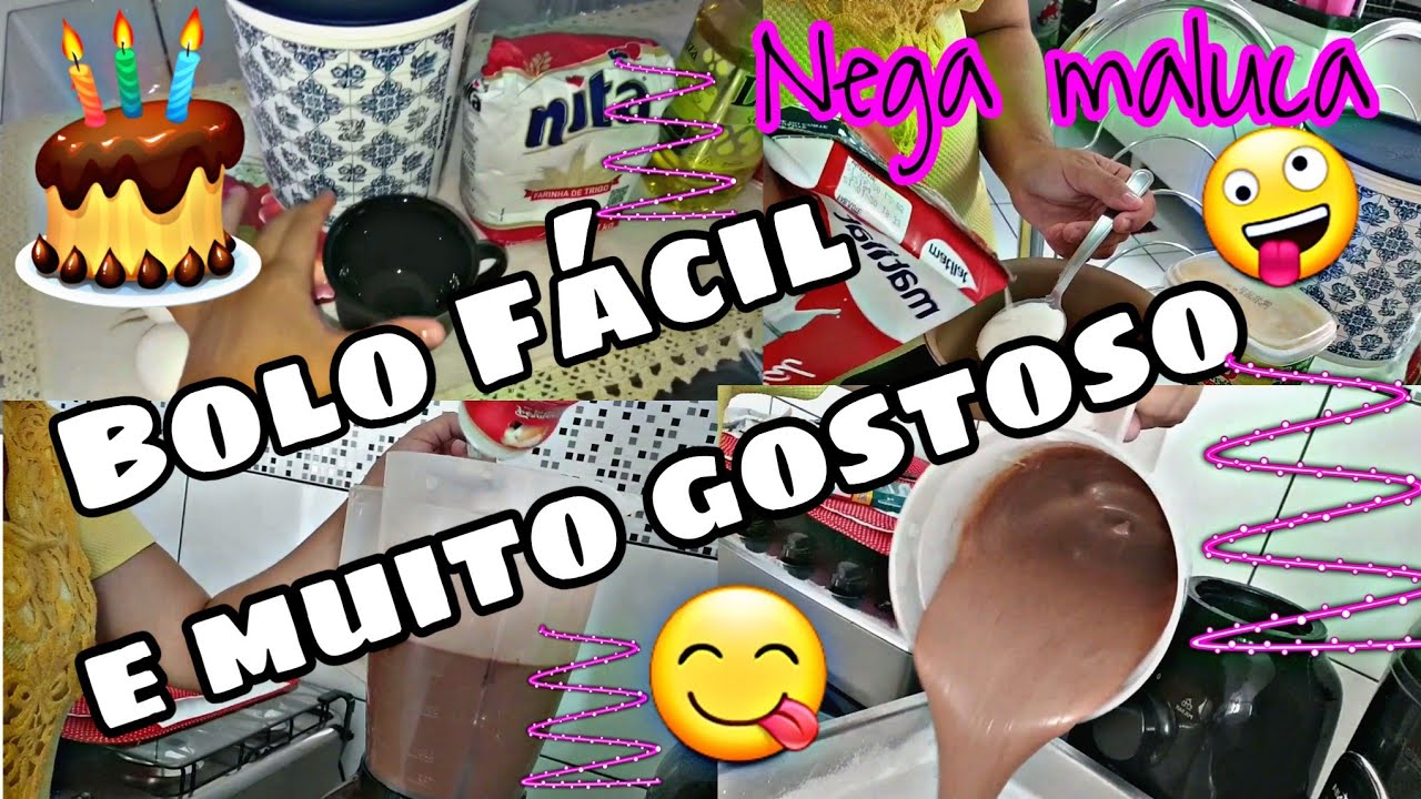 🎂Bolo Nega Maluga🤪 Muito Facil! || Thay Gabrielli