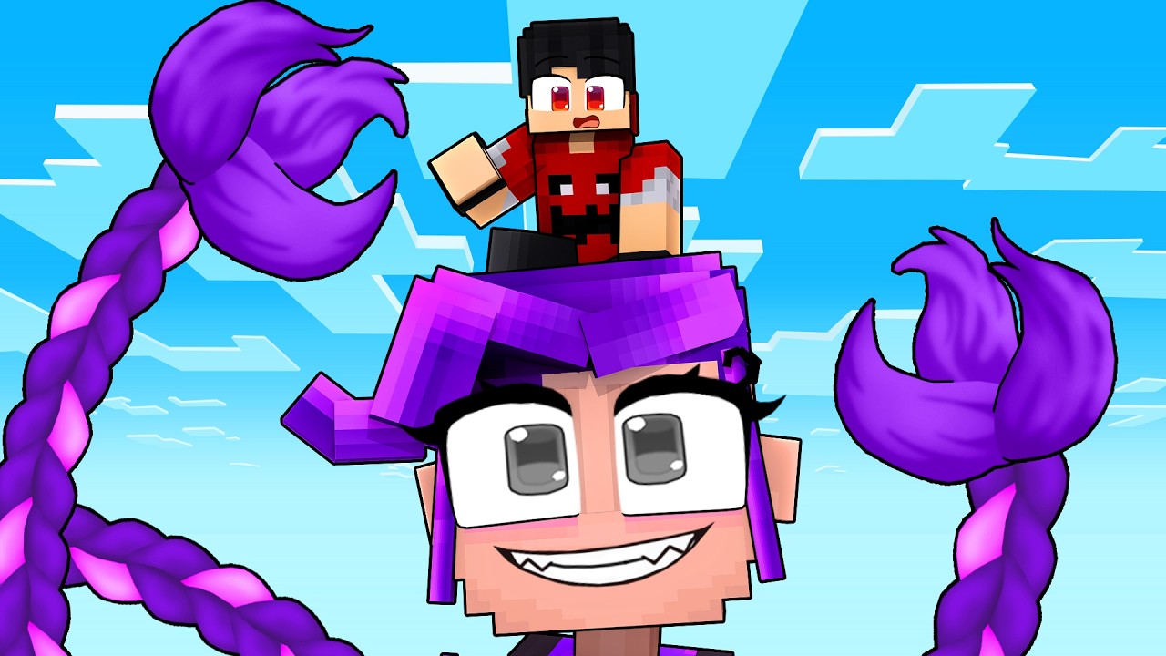 LILY LOVE BRAIDS em APENAS UM BLOCO no Minecraft