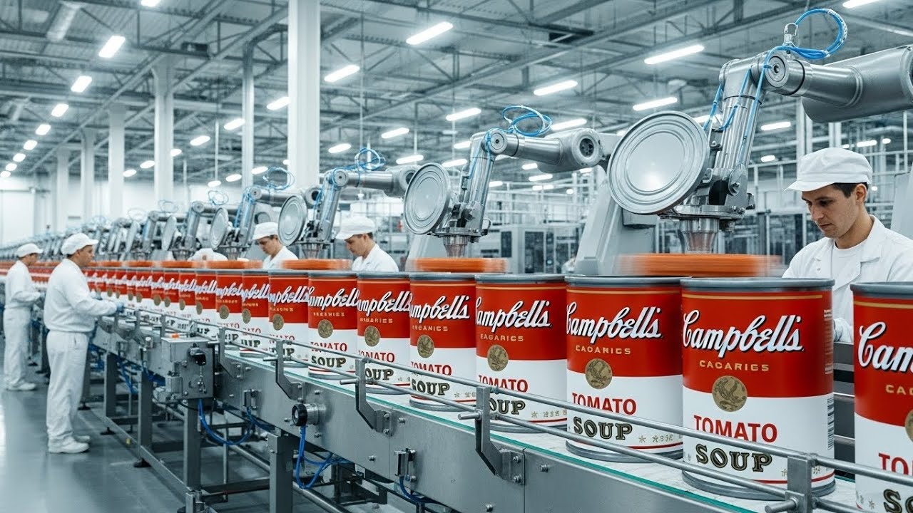Campbell's Soup Factory Tour Full Production