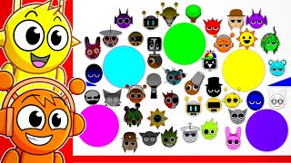 Sprunki Phase 1 Vs Phase 2 Marble Race