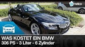 Z4 35i Unterhaltskosten Versicherung Spritverbrauch Steuer Bmw Z4 35i Kosten Im Spritmonitor De Youtube