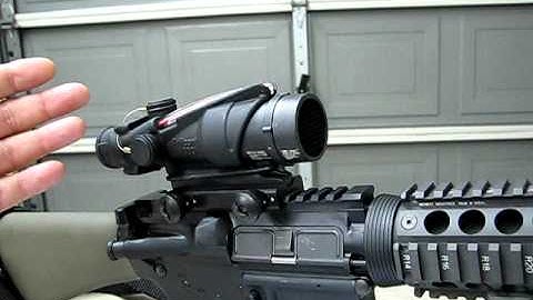 Sighting in your acog