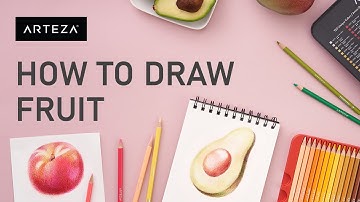 How To Draw Fruit With Colored Pencils | Realistic Drawing (Tutorial)