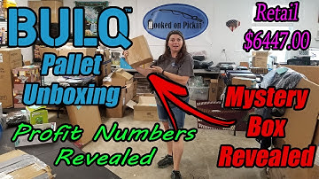 Bulq.com Pallet Unboxing - Mystery Box Revealed and Profit numbers discussed - Online Reselling