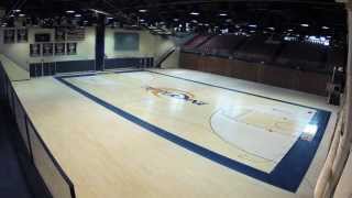 Firestone Fieldhouse Floor Construction Time-Lapse