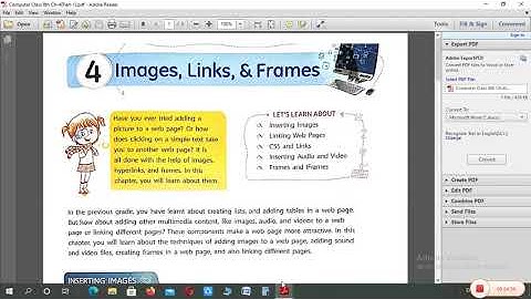 Class 8th Revision Ch-4 (Images, Links & Frames) [02 Oct 2020]