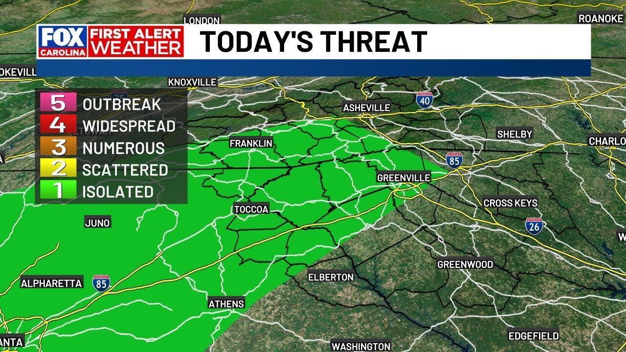 Cold front brings heavy rain, isolated severe storms, and strong winds ...