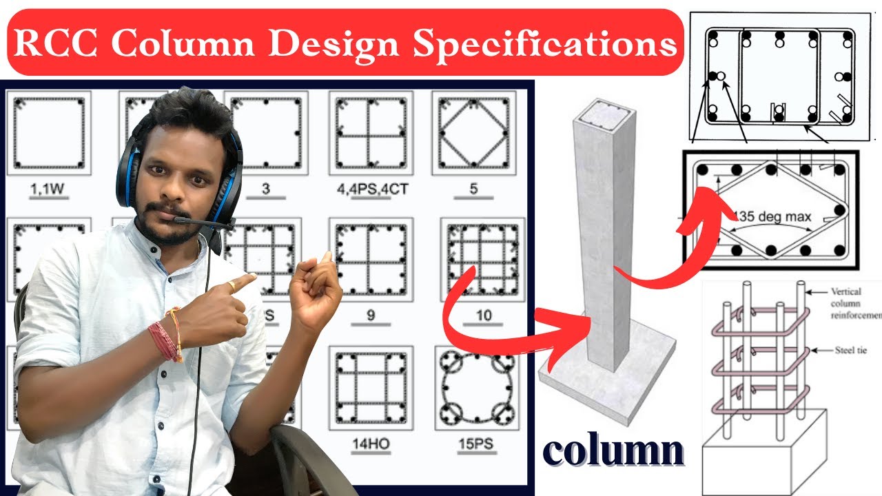 Full column design specifications | building design | civil engineering