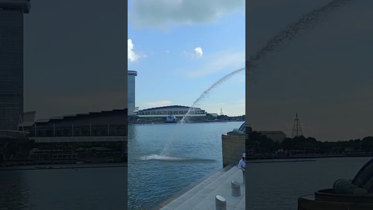 Merlion Park #cruisetour #cruiseship #singapore #merlionsingapore