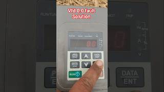 Invt vfd 00 fault/3 phase solar inverter setting/CHF 100 /VFD #solarinverter #investing #vfd