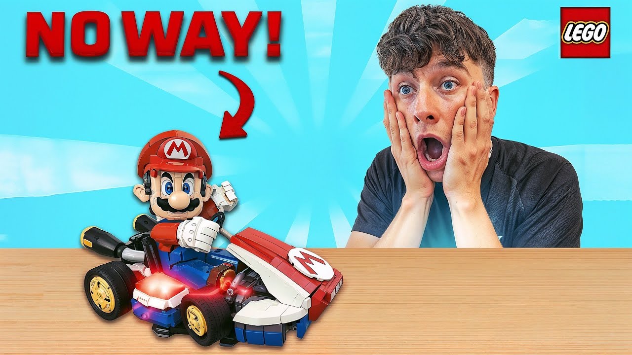 LEGO Mario 72037 Mario & Standard Kart Review! - YouTube