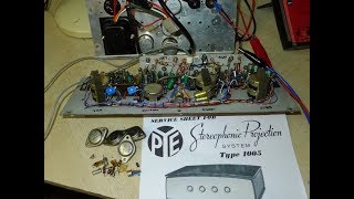Pye StereoPhonic Made 1965.  Repair and Replace Germanium transistors.