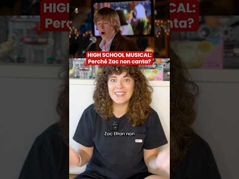 Video Perchè Zac Efron non canta nel primo film di High School Musical? #hsm #zacefron #highschoolmusical