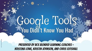 Google Tools You Didn