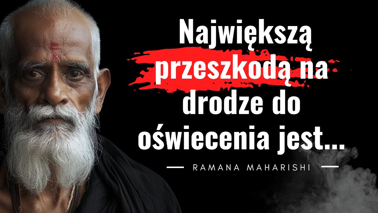 Duchowa podróż ku samopoznaniu. Refleksje Ramana Maharshiego | Inspirujące cytaty mistrza duchowego