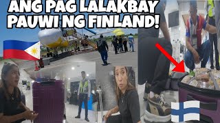 ANG PAG LALAKBAY PAUWI NG FINLAND+GOOD BYE PHILIPPINES  SEE YOU FINLAND|PINAS VLOG❤