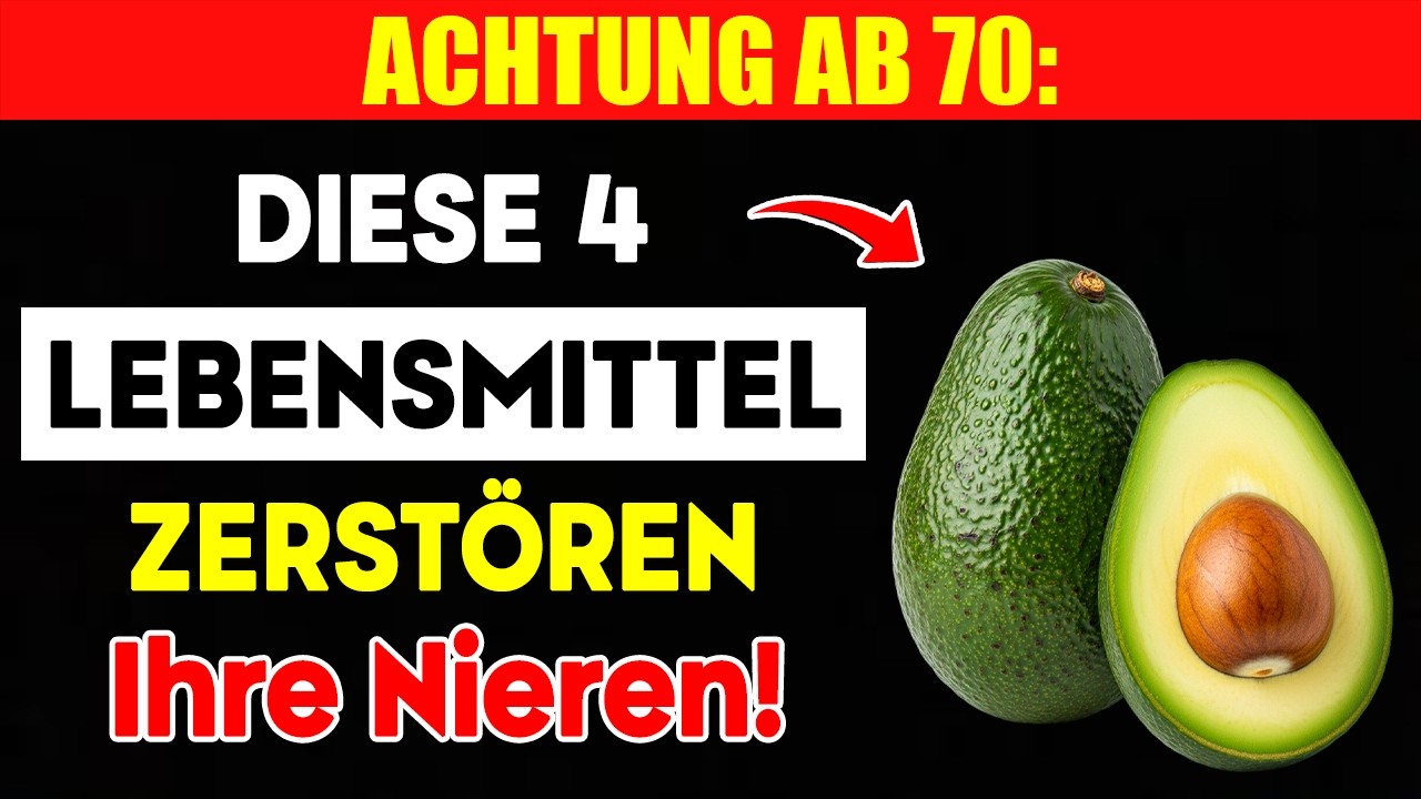 HÖR AUF, SIE ZU ESSEN! 4 Lebensmittel, die Ihre Nieren heimlich zerstören – besonders nach 70.