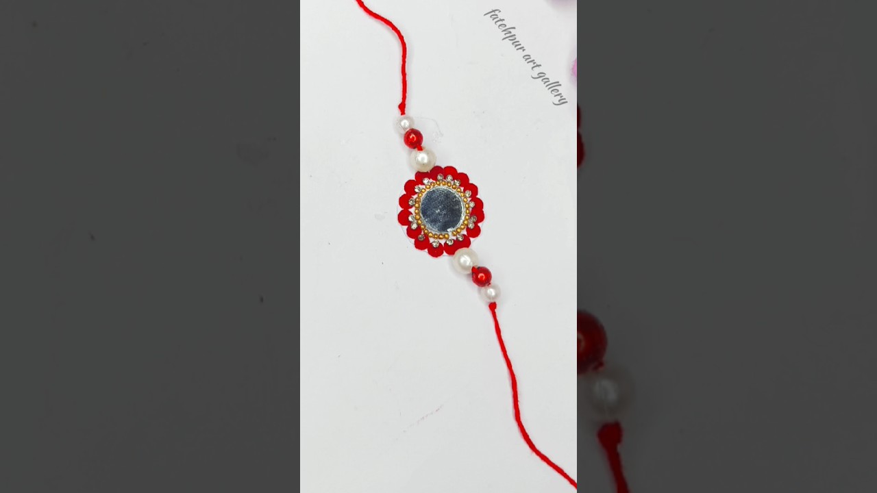 Diy Rakhi With Bindi 