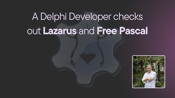 My first look at Lazarus and Free Pascal