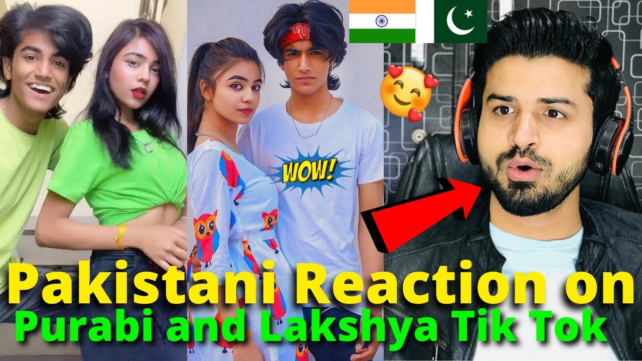 Pakistani React on Purabi Bhargava and Lakshay Suri Latest TIKTOK VIDEOS  Reaction Vlogger