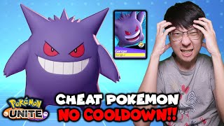 POKEMON NGECHEAT!! GENGAR NO COOLDOWN BIKIN MUSUH KESELLL!! | POKEMON UNITE INDONESIA