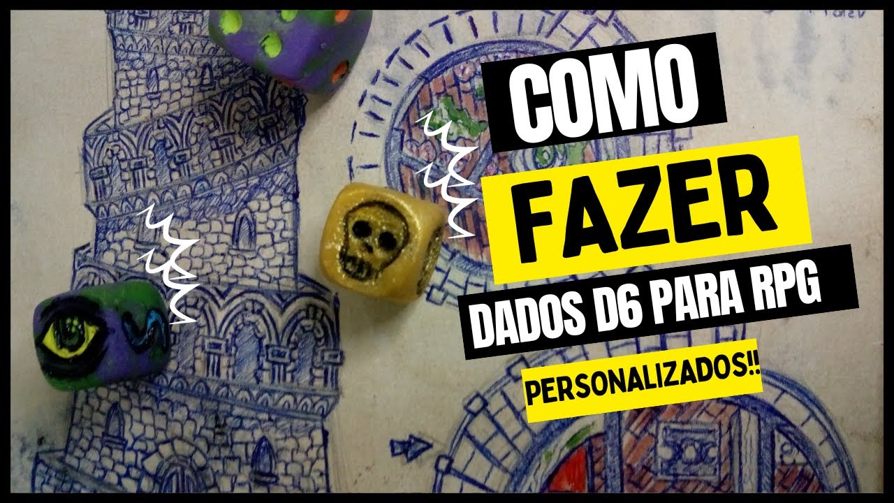 Como fazer Dados de RPG e Oraculo para RPG - YouTube