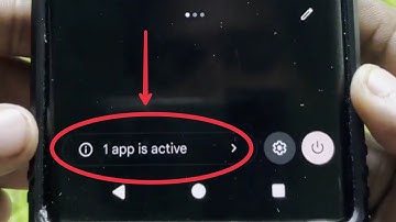 App is active show in Status Bar | Android 14 | Google Pixel Mobile