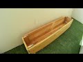 Making Planter box from a pallet صناعة حوض زراعي من البلت