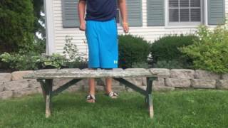 The broken bench