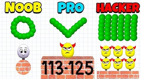 Draw To Smash Level 113-125 | Super Smart Puzzle Gameplay 