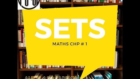 ECAT Preparation , SETS Maths chp 1 by Sir Talha Hussain