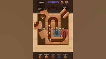 Roll the Ball slide puzzle Star F Pack Level 2 Solution