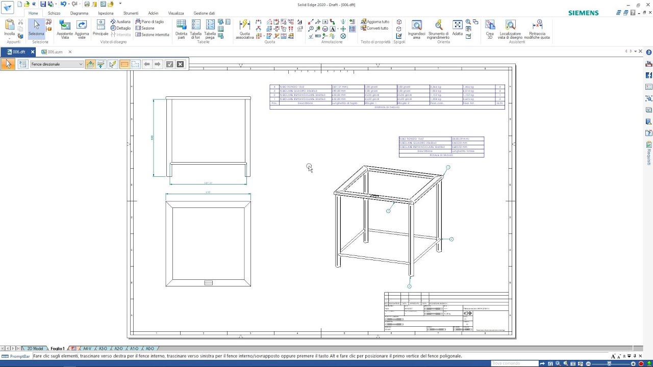 SOLID EDGE 2020 - AMBIENTE STRUTTURA - ESEMPIO 6