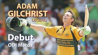 Adam Gilchrist ODI Debut Match vs South Africa 1996 Titan Cup | Young Gilchrist First Innings in ODI