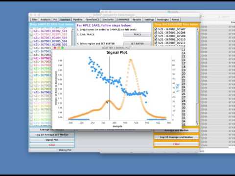 Scatter Tutorials: 2) Reducing SEC-SAXS  Data